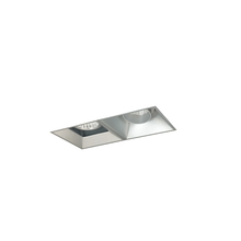 Nora NMIOTL-12-NF-AF-50X-10-HZ - Iolite MLS 2-Head Trimless Reflector Kit, 5000K, 1000lm, Haze Adj. Snoot/Fixed Downlt. Trims