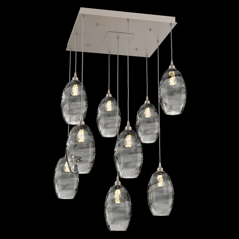 Ellisse Square 9pc Multi-Pendant