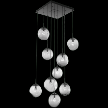 Hammerton CHB0066-09-GP-ZB-C01-L1 - Aster Square 9pc Multi-Pendant