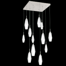 Hammerton CHB0049-12-BS-RC-C01-L1 - Aalto Square 12pc Multi-Pendant