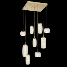 Hammerton CHB0091-09-GB-A-C01-L3 - Vessel Square 9pc Multi-Pendant