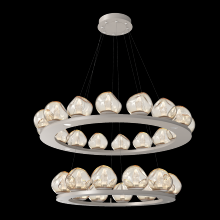 Hammerton CHB0095-2B-BS-GA-CA1-L3 - Luna Two-Tier Ring