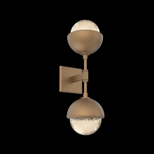Hammerton IDB0093-02-NB-A-L1-MS - Cabochon Double Sconce