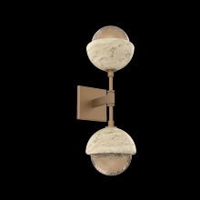 Hammerton IDB0093-02-NB-B-L1-TR - Cabochon Double Sconce