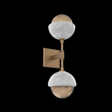 Hammerton IDB0093-02-NB-B-L3-WM - Cabochon Double Sconce