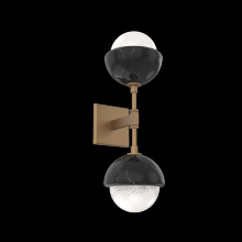 Hammerton IDB0093-02-NB-WL-L1-BM - Cabochon Double Sconce