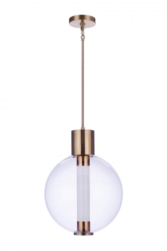 20.5Hx15.75W Round LED Pendant
