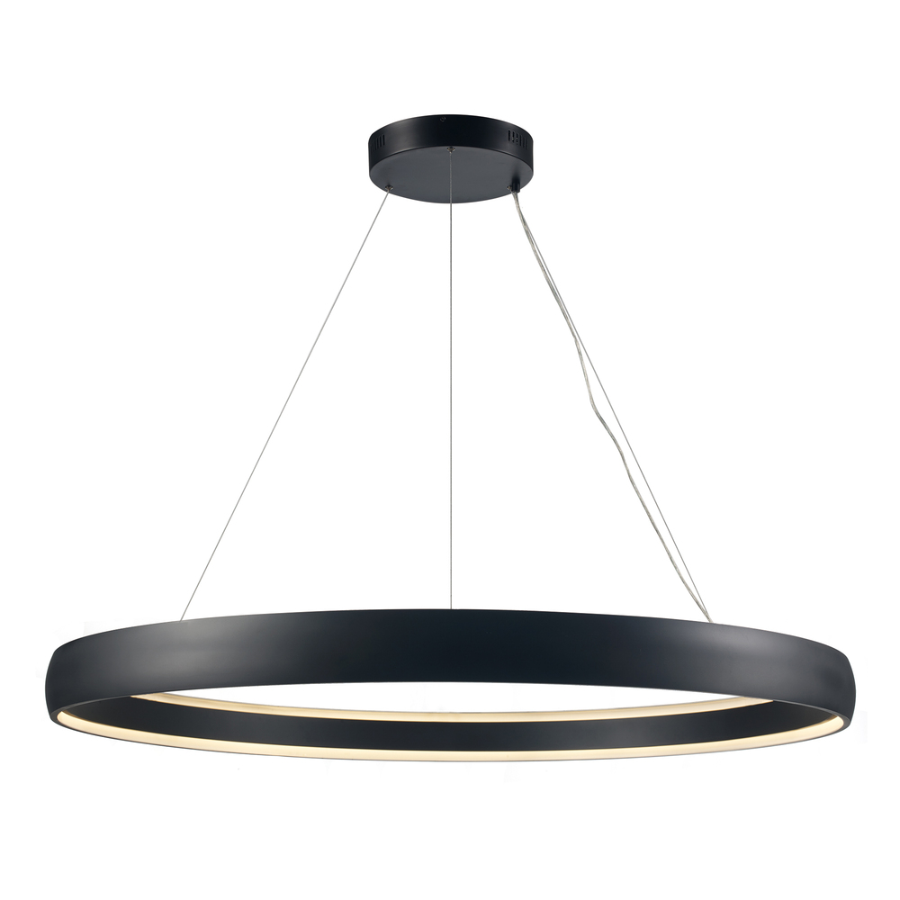 Halo Collection LED Glass Ring Pendant Light