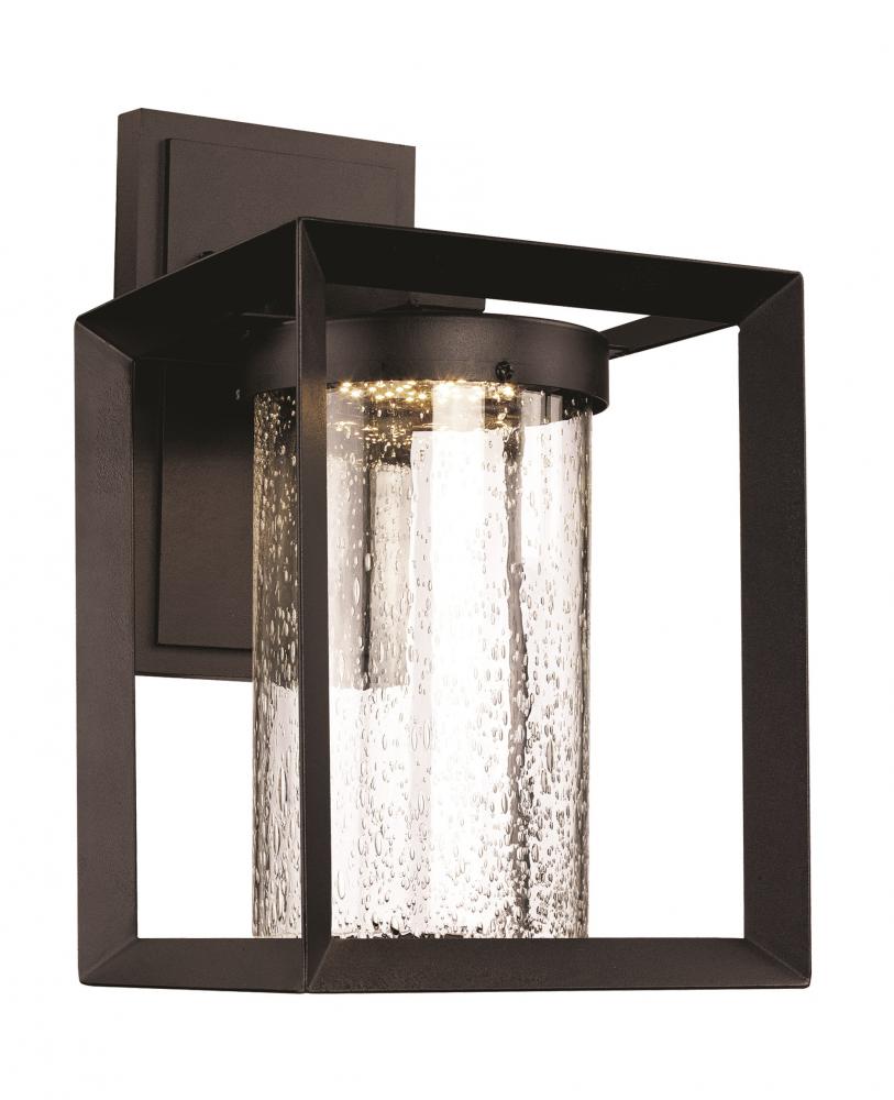 LED OUTD WALL SQ FRAME-LRG-BK