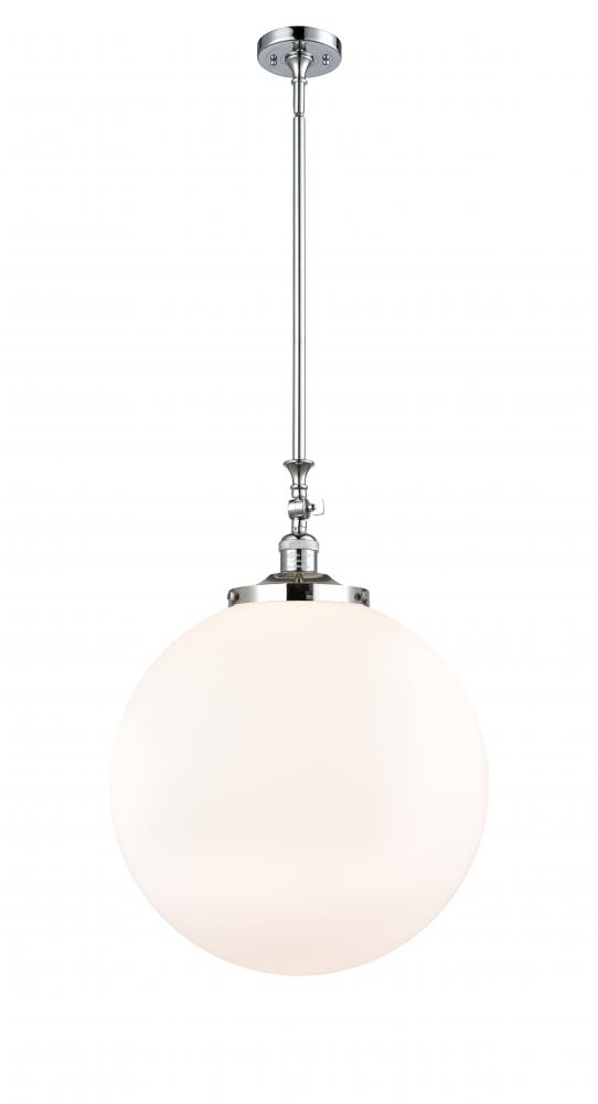 Beacon - 1 Light - 18 inch - Polished Chrome - Stem Hung - Adjustable Mini Pendant