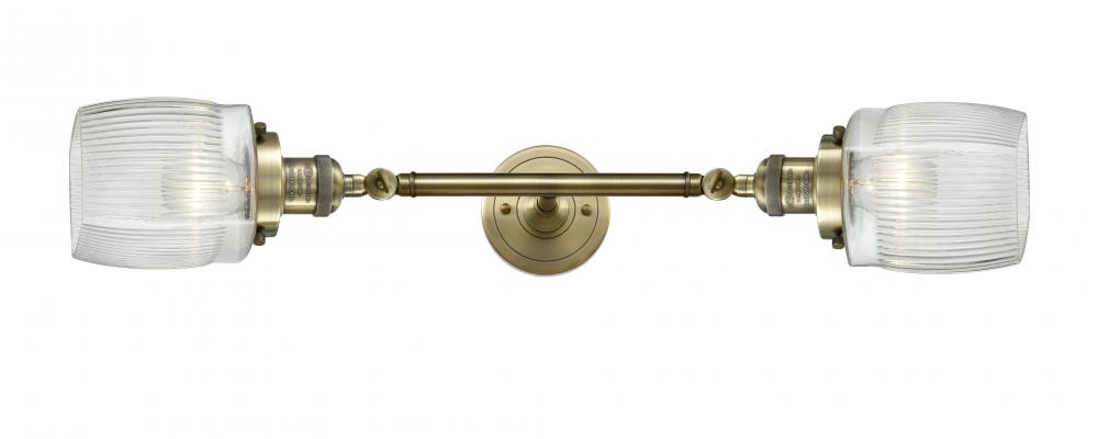 Colton - 2 Light - 6 inch - Polished Chrome - Adjustable Bath Vanity Light