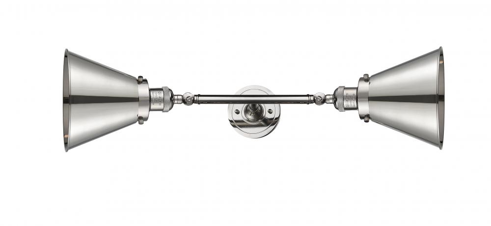 Appalachian - 2 Light - 8 inch - Polished Nickel - Adjustable Bath Vanity Light