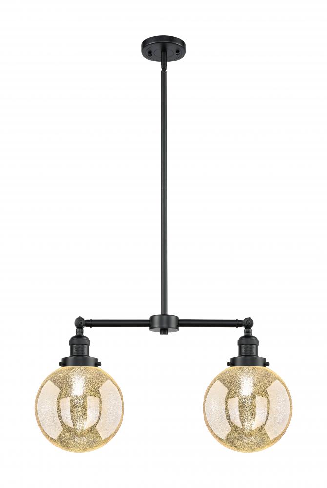 Beacon - 2 Light - 25 inch - Oil Rubbed Bronze - Stem Hung - Adjustable Island Light