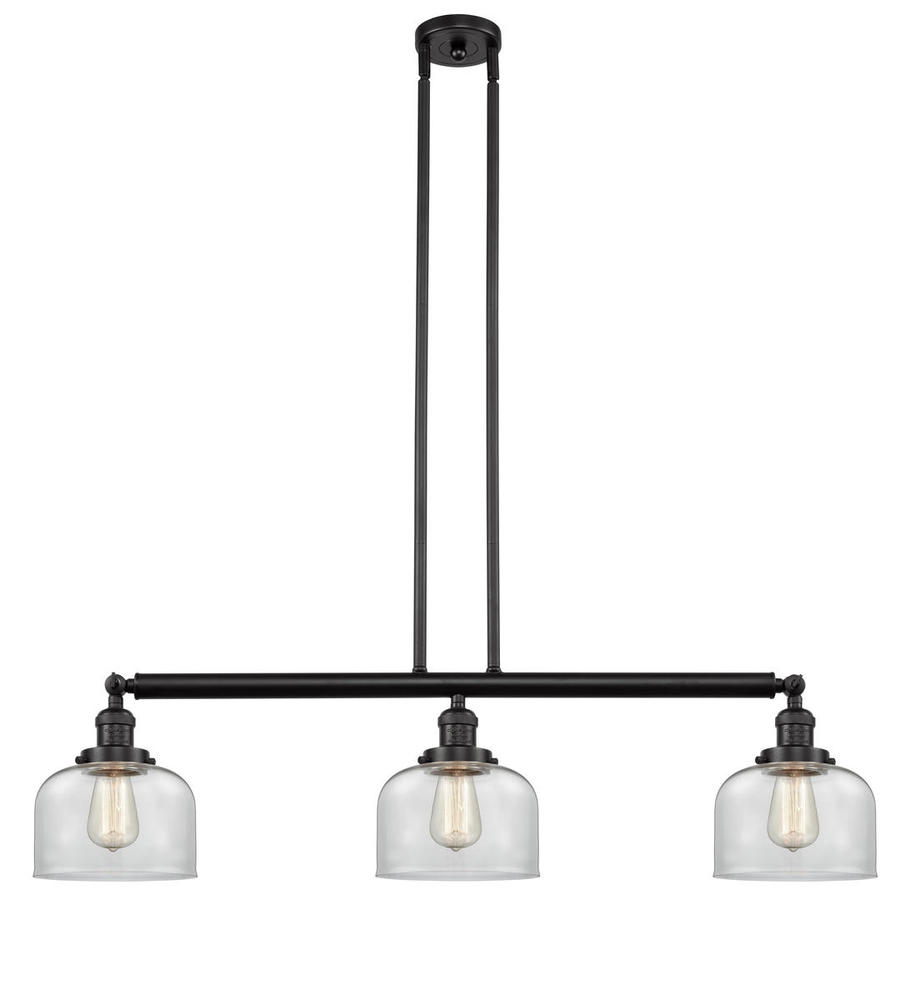 Bell - 3 Light - 41 inch - Oil Rubbed Bronze - Stem Hung - Adjustable Island Light