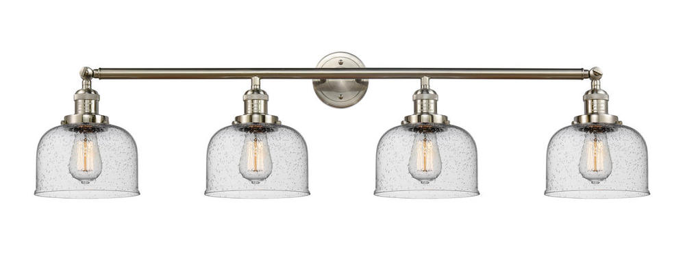 Bell - 4 Light - 44 inch - Brushed Satin Nickel - Adjustable Bath Vanity Light