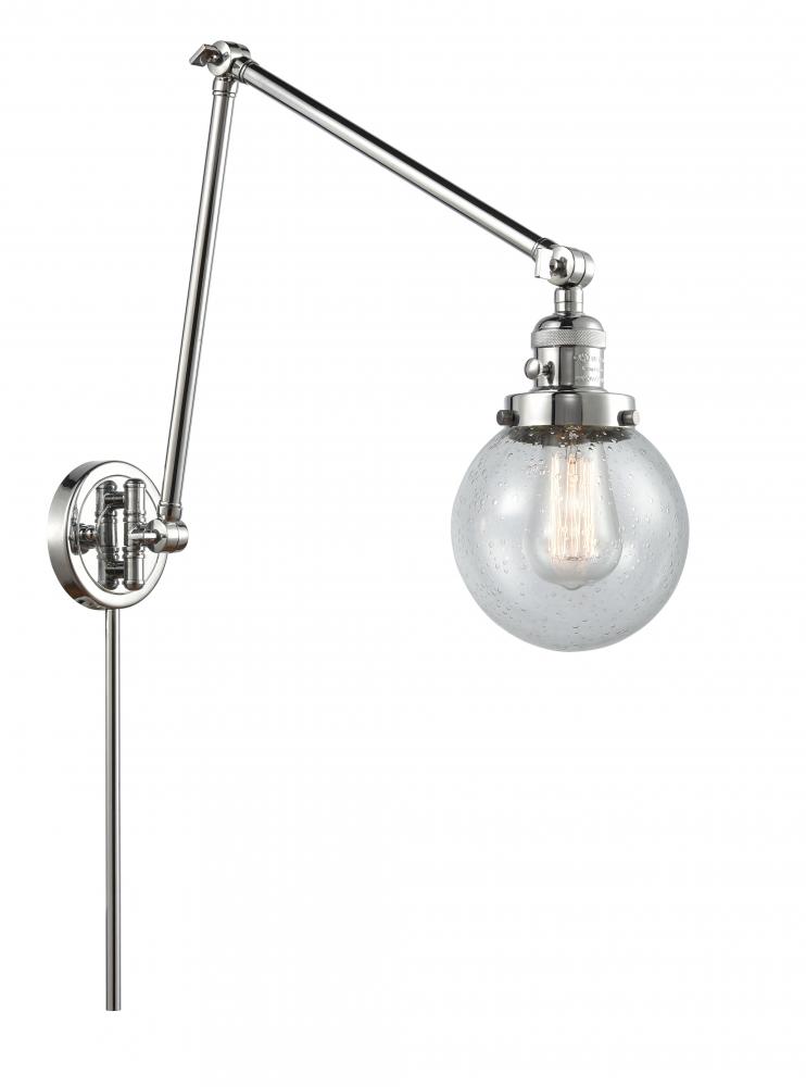 Beacon - 1 Light - 6 inch - Polished Chrome -Adjustable Swing Arm