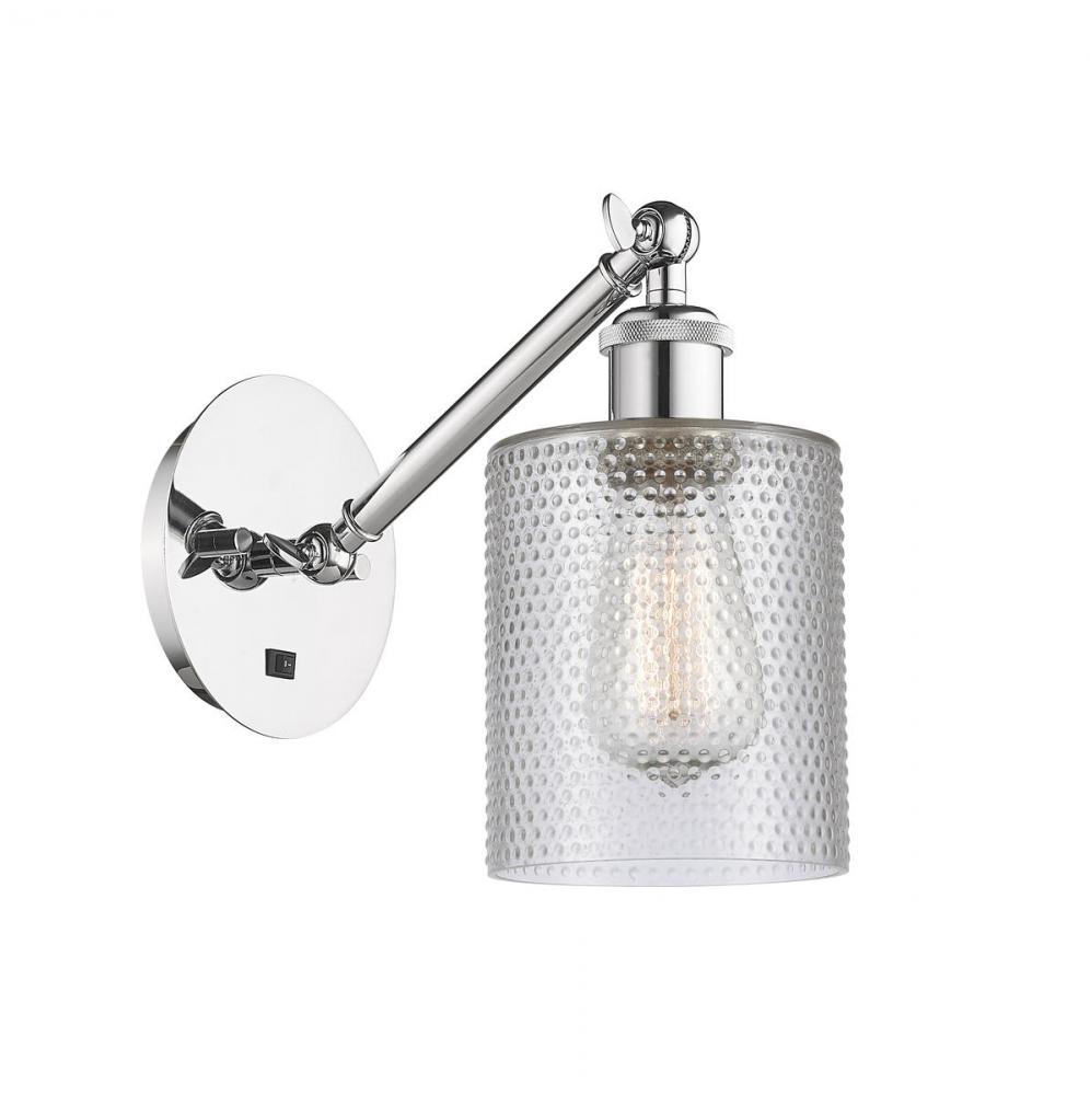 Cobbleskill - 1 Light - 5 inch - Polished Chrome - Adjustable Sconce