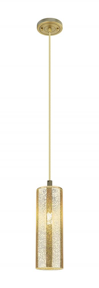 Crown Point - 1 Light - 5 inch - Brushed Brass - Pendant