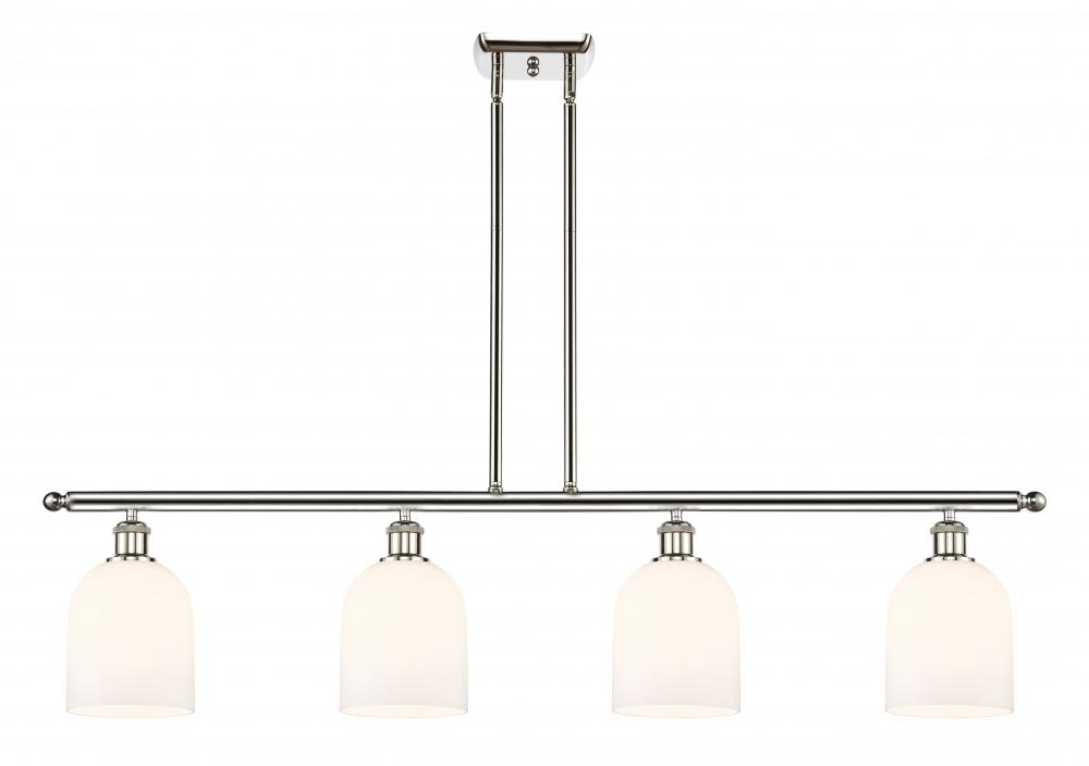 Bella - 4 Light - 48 inch - Polished Nickel - Cord hung - Island Light