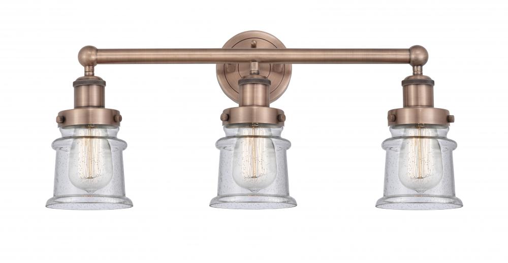 Canton - 3 Light - 23 inch - Antique Copper - Bath Vanity Light