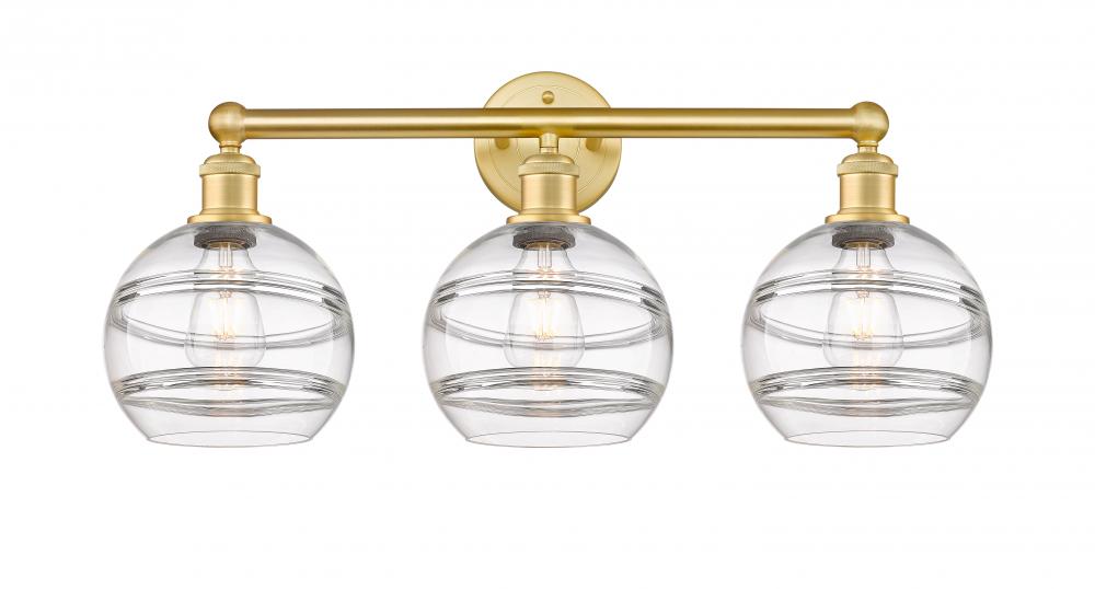 Rochester - 3 Light - 26 inch - Satin Gold - Bath Vanity Light
