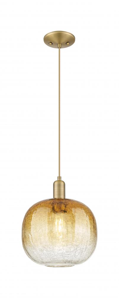 Brookhaven Sphere - 1 Light - 6 inch - Black Antique Brass - Cord hung - Mini Pendant