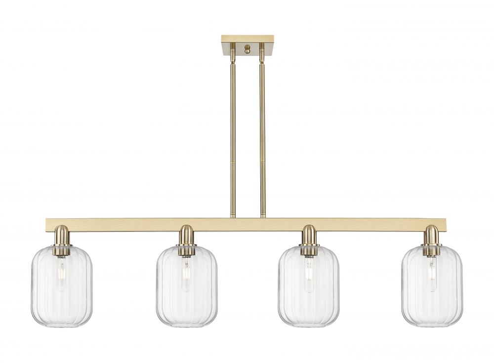 Preston - 4 Light - 48 inch - Champagne Bronze - Cord hung - Island Light