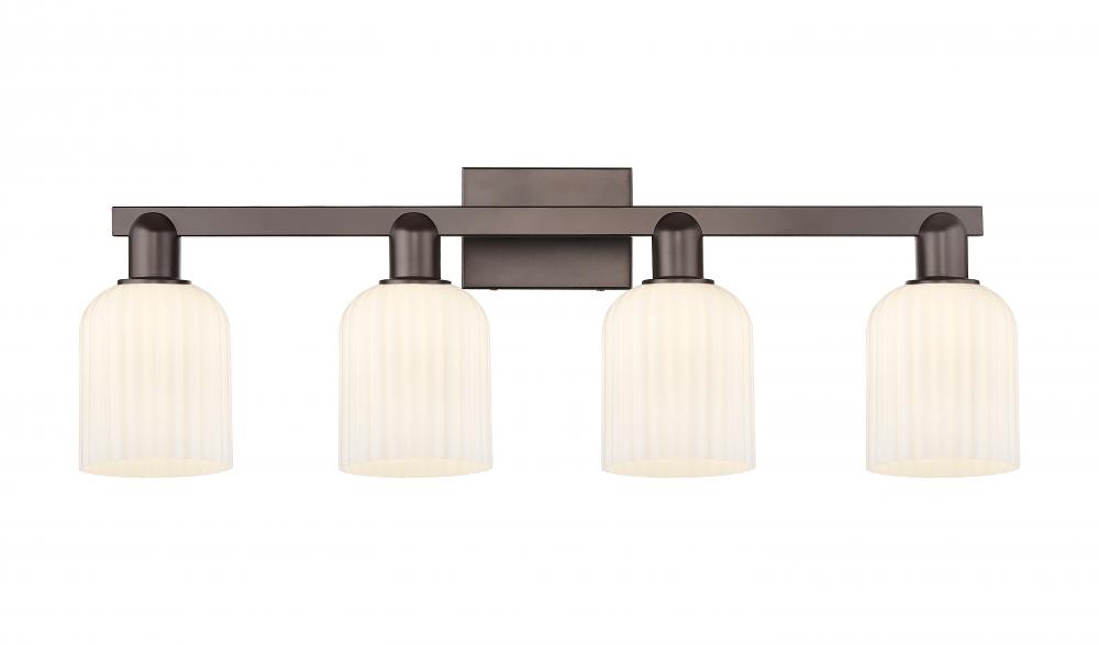 Bridal Veil - 4 Light - 36 inch - Oil Rubbed Bronze - Bath Vanity Light