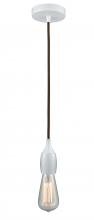 Innovations Lighting 100W-10BR-3W - Chelsea - 1 Light - 2 inch - White - Cord hung - Mini Pendant