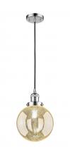 Innovations Lighting 201C-PC-G208-8 - Beacon - 1 Light - 8 inch - Polished Chrome - Cord hung - Mini Pendant