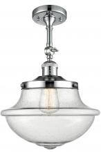 Innovations Lighting 201F-PC-G544 - Oxford - 1 Light - 12 inch - Polished Chrome - Adjustable Semi-Flush Mount