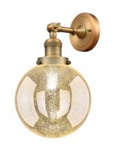 Innovations Lighting 203-BB-G208-8 - Beacon - 1 Light - 8 inch - Brushed Brass - Adjustable Sconce