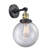Innovations Lighting 203SW-BAB-G202-8-LED - Beacon - 1 Light - 8 inch - Black Antique Brass - Adjustable Sconce