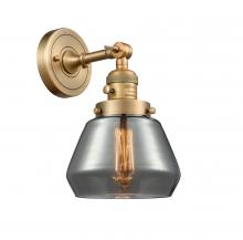 Innovations Lighting 203SW-BB-G173 - Fulton - 1 Light - 7 inch - Brushed Brass - Adjustable Sconce
