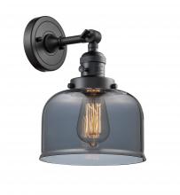 Innovations Lighting 203SW-BK-G73-LED - Bell - 1 Light - 8 inch - Matte Black - Adjustable Sconce