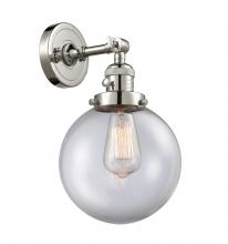 Innovations Lighting 203SW-PN-G202-8-LED - Beacon - 1 Light - 8 inch - Polished Nickel - Adjustable Sconce