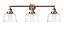 Innovations Lighting 205-AC-G713 - Bell - 3 Light - 32 inch - Antique Copper - Bath Vanity Light