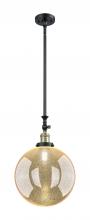 Innovations Lighting 206-BAB-G208-12 - Beacon - 1 Light - 12 inch - Black Antique Brass - Stem Hung - Adjustable Mini Pendant