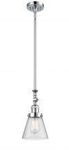 Innovations Lighting 206-PC-G64 - Cone - 1 Light - 6 inch - Polished Chrome - Stem Hung - Adjustable Mini Pendant