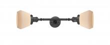 Innovations Lighting 208L-OB-G171 - Fulton - 2 Light - 7 inch - Oil Rubbed Bronze - Adjustable Bath Vanity Light