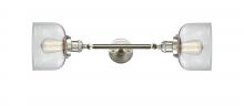 Innovations Lighting 208L-SN-G72 - Bell - 2 Light - 8 inch - Brushed Satin Nickel - Adjustable Bath Vanity Light