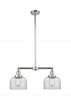 Innovations Lighting 209-PC-G72-LED - Bell - 2 Light - 21 inch - Polished Chrome - Stem Hung - Adjustable Island Light
