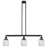 Innovations Lighting 213-OB-G302 - Colton - 3 Light - 38 inch - Oil Rubbed Bronze - Stem Hung - Adjustable Island Light