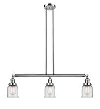 Innovations Lighting 213-PN-G52 - Bell - 3 Light - 38 inch - Polished Nickel - Stem Hung - Adjustable Island Light