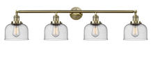 Innovations Lighting 215-AB-G74 - Bell - 4 Light - 44 inch - Antique Brass - Adjustable Bath Vanity Light