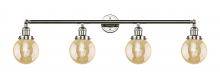 Innovations Lighting 215-PN-G208-6 - Beacon - 4 Light - 42 inch - Polished Nickel - Adjustable Bath Vanity Light