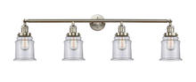 Innovations Lighting 215-SN-G182 - Canton - 4 Light - 42 inch - Brushed Satin Nickel - Adjustable Bath Vanity Light