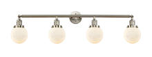 Innovations Lighting 215-SN-G201-6 - Beacon - 4 Light - 42 inch - Brushed Satin Nickel - Adjustable Bath Vanity Light
