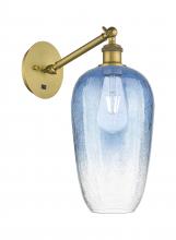 Innovations Lighting 317-1W-BB-G484-7SB - Brookhaven Flute - 1 Light - 7 inch - Brushed Brass - Sconce