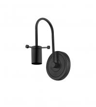 Innovations Lighting 385-1W-BK - Nicole - 1 Light - Matte Black - Sconce